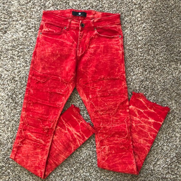Focus Men's Jeans - Stacked Distressed Denim -Get Ready for the Holidays Fashion - Picture 14 of 15